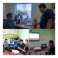 Инструктаж по ПБ проводит Шадрин А.Н.